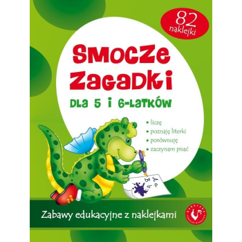 Smocze zagadki - Zabawy edukacyjne z naklejkami